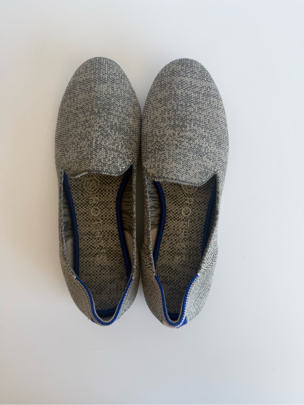 Rothy’s Slip-On Women’s Shoes in Heather Gray